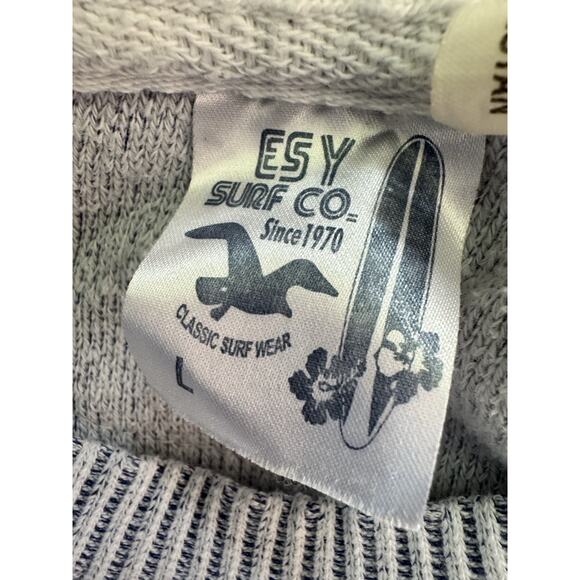 ESY Surf Co Vintage Moosehead Lake Maine Terry Pullover Sweatshirt Size Large - Picture 4 of 4